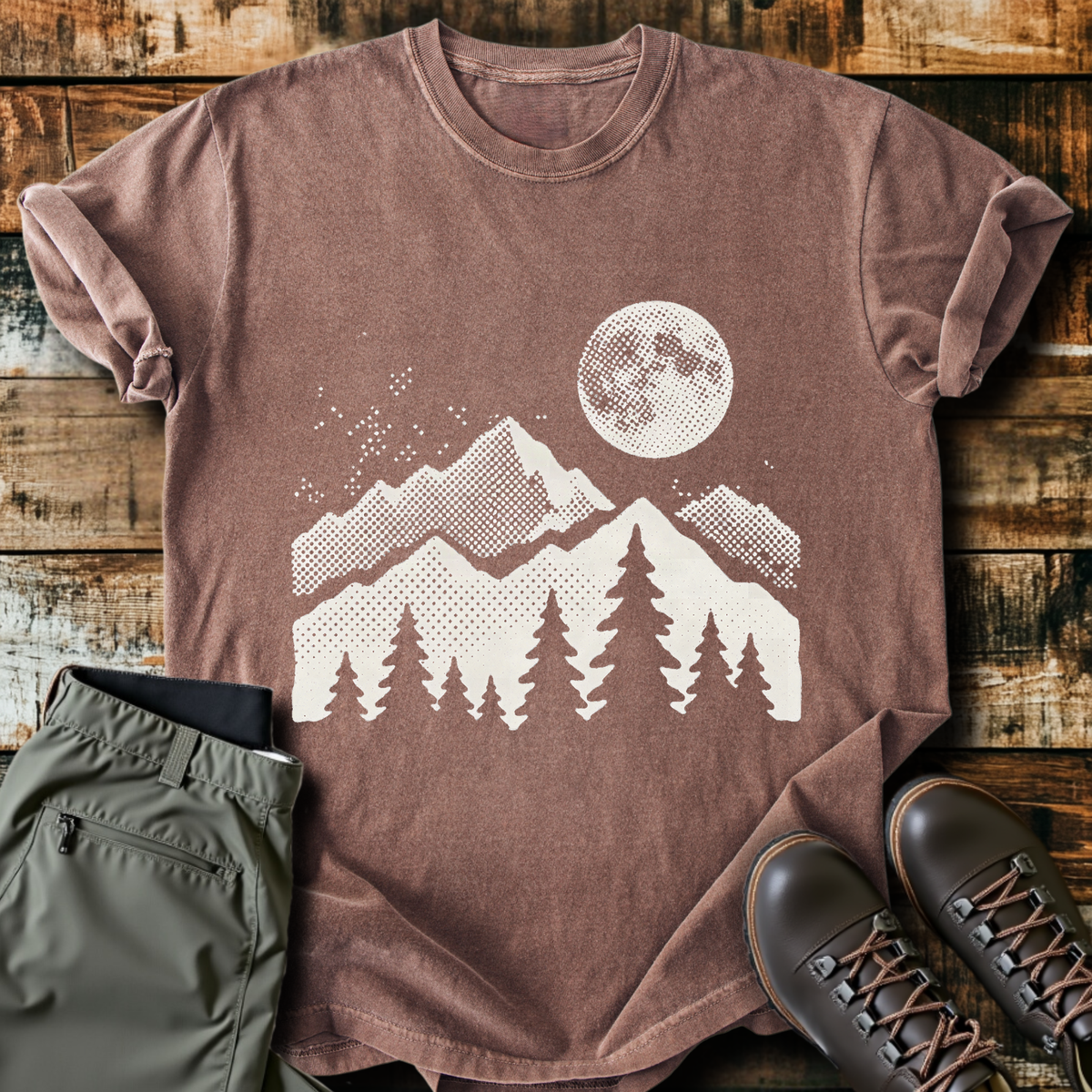 Moonlit Mountains T-Shirt product image 1