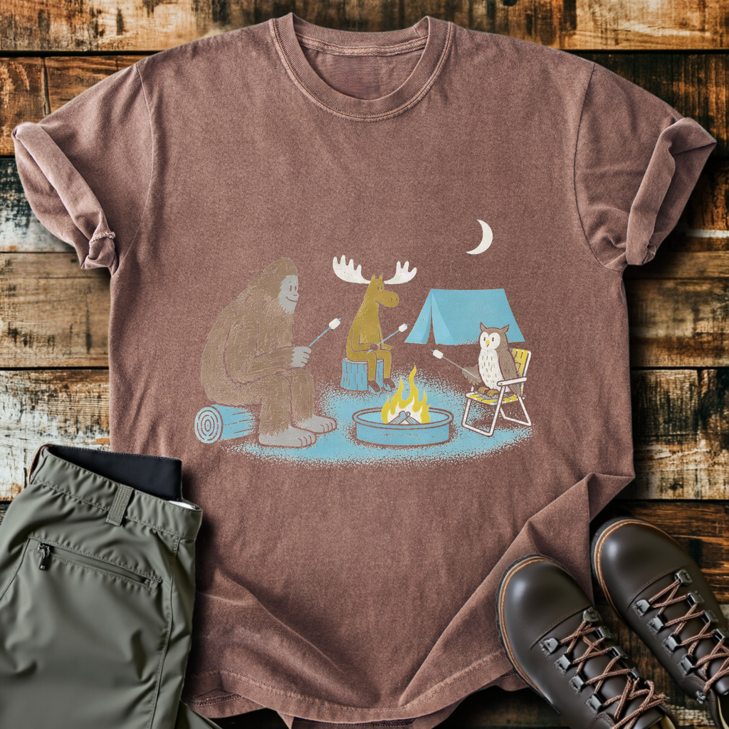 Cryptid Campfire Crew T-Shirt product image 6