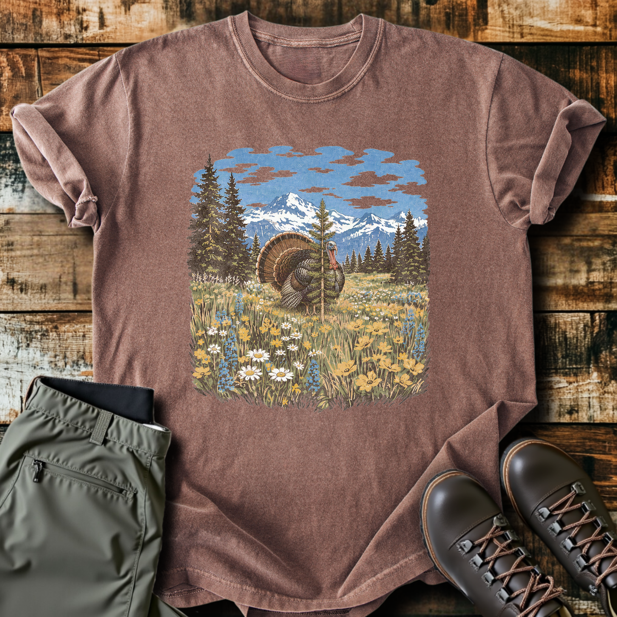 Hiding Turkey T-Shirt product image 6