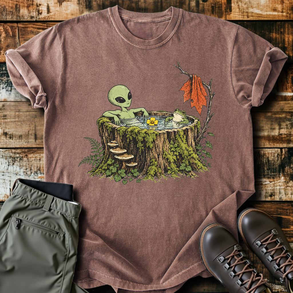 Alien Stump Hot Tub T-Shirt product image 1