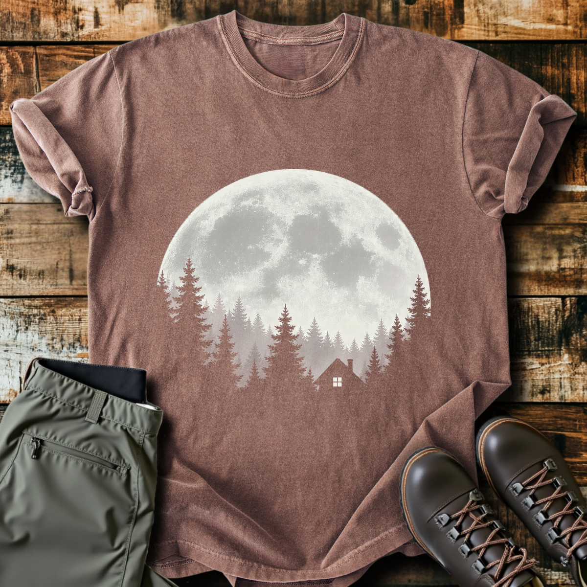 Full Moon Cabin T-Shirt product image 4