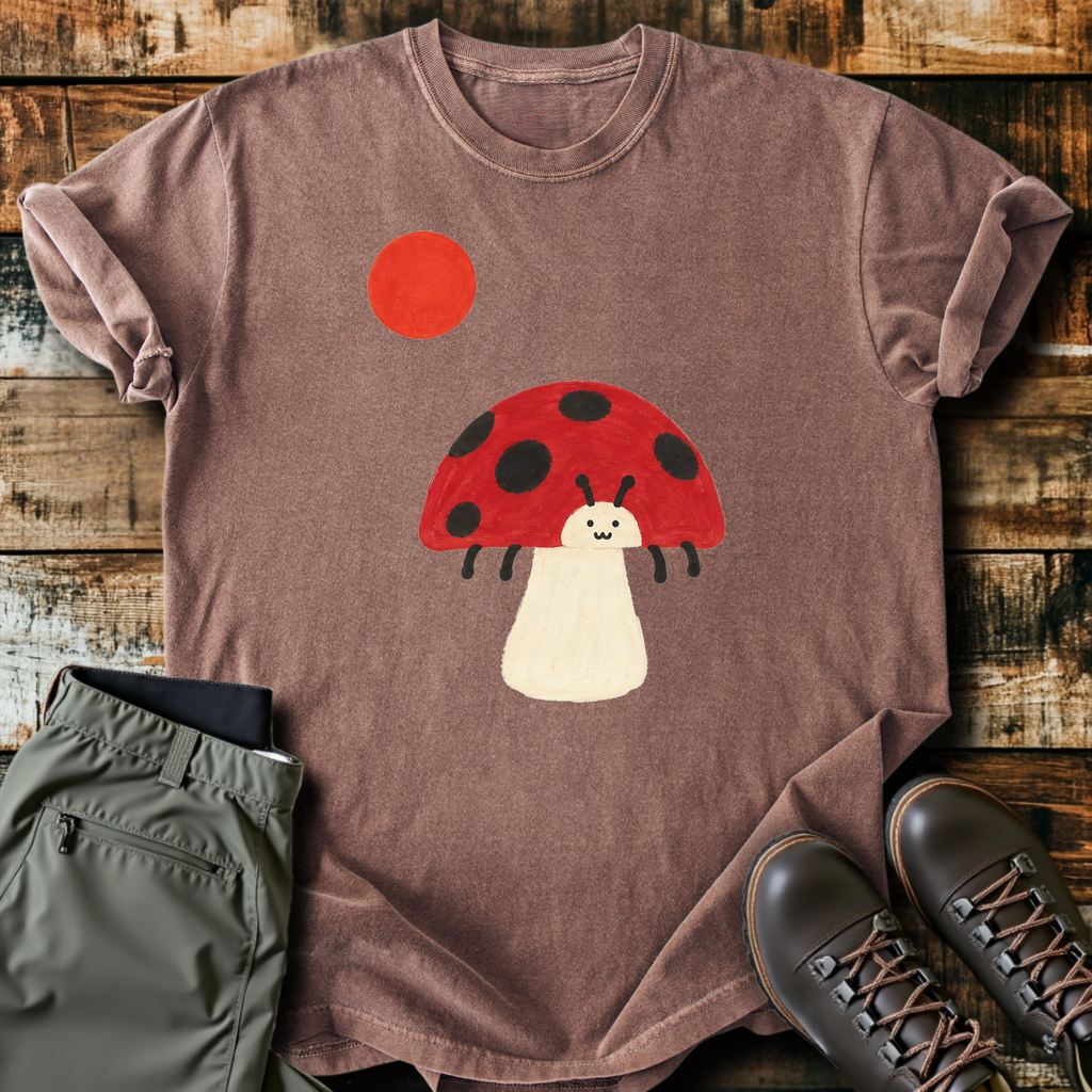 Ladybug Mushroom T-Shirt product image 1