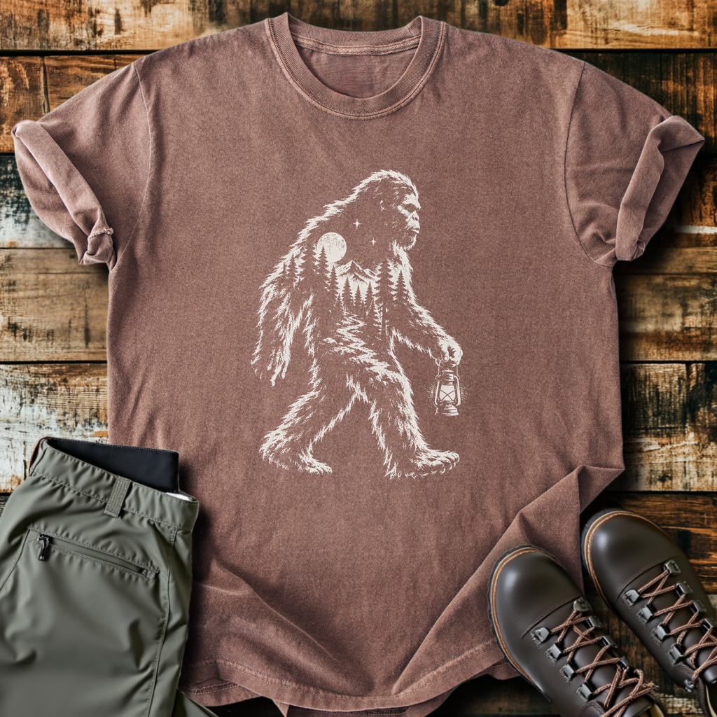 Bigfoot Double Exposure T-Shirt product image 4