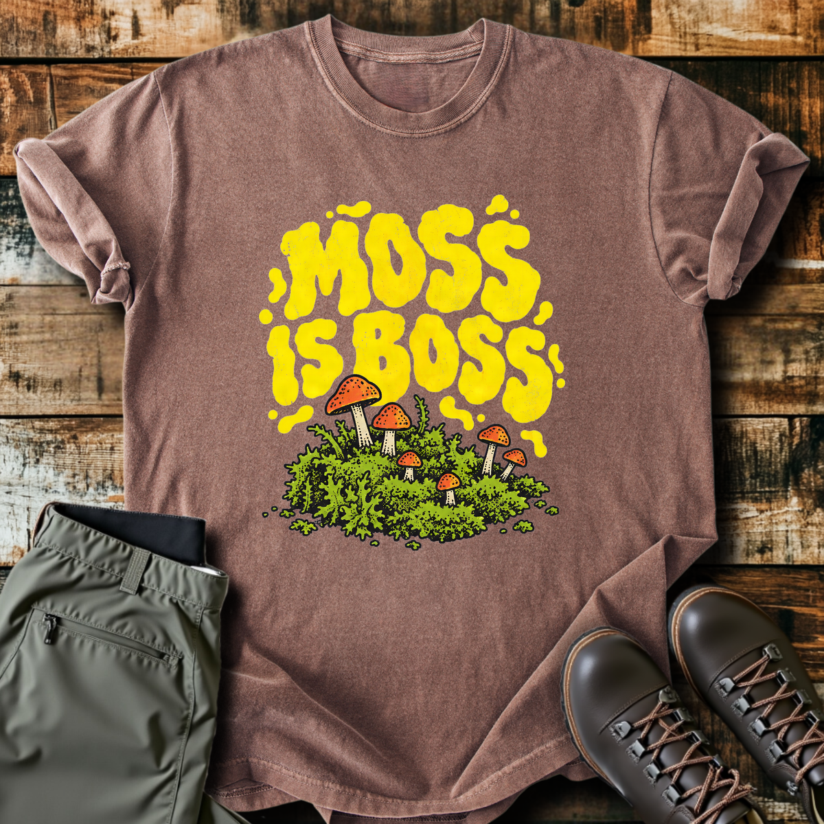 Moss Is Boss T-Shirt product image 4
