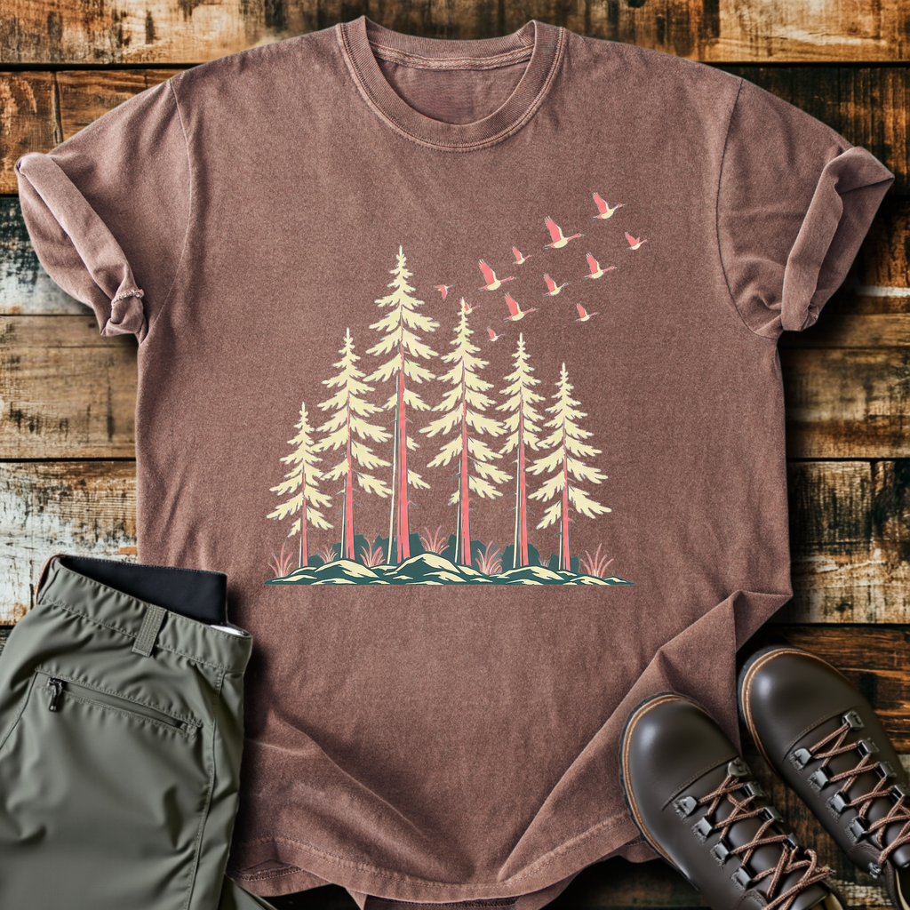 Geese Over The Pines T-Shirt product image 3