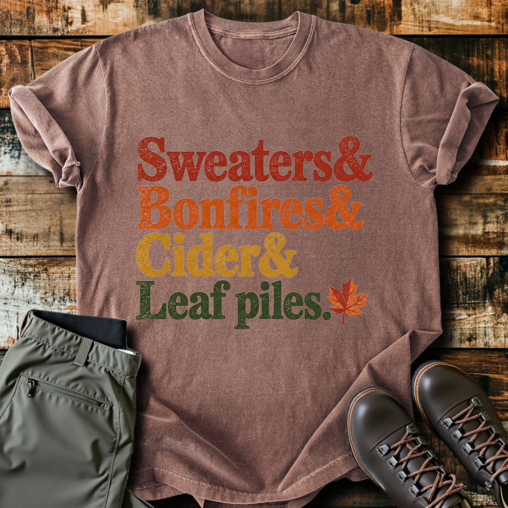 Sweaters And Bonfires T-Shirt product image 1