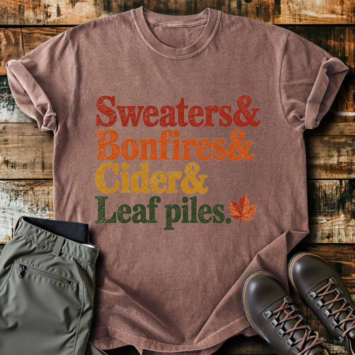Sweaters And Bonfires T-Shirt product image 1