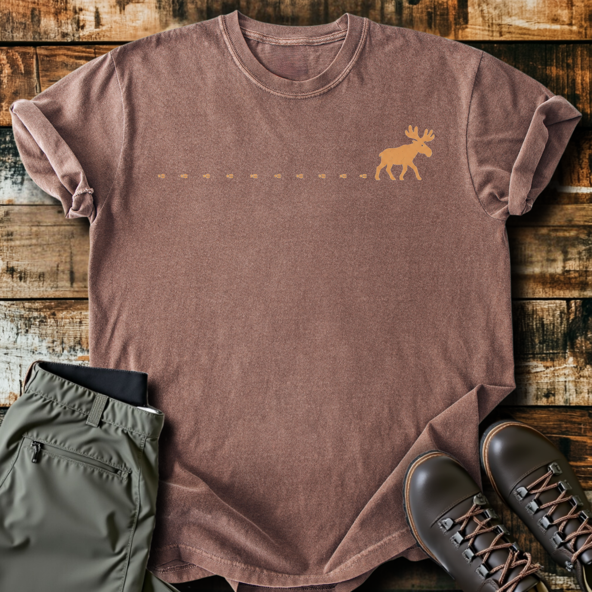 Moose Trail Tracks T-Shirt product image 5