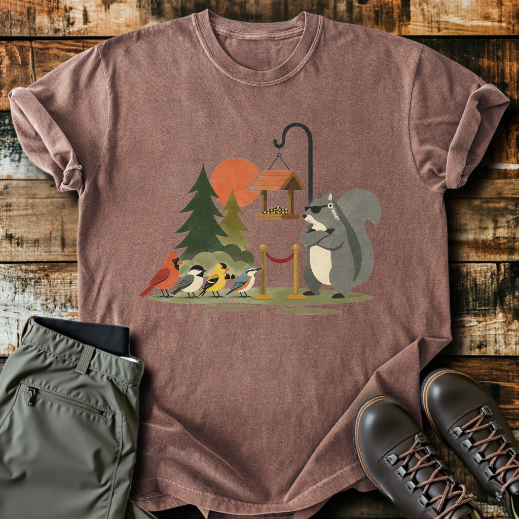 Bird Feeder Bouncer T-Shirt product image 1