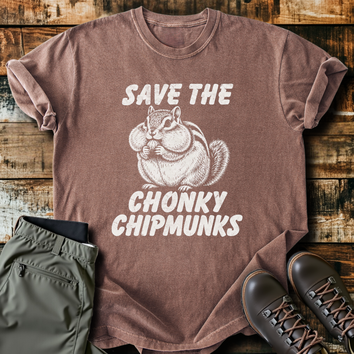 Save The Chonky Chipmunks T-Shirt product image 4