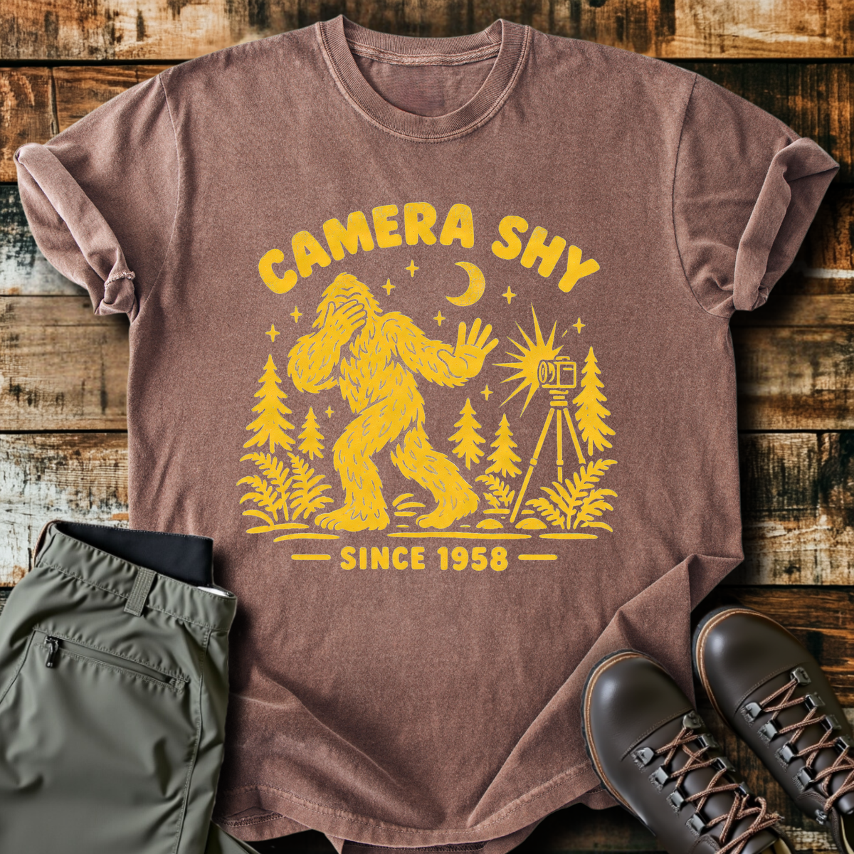 Camera Shy Since 1958 T-Shirt product image 4