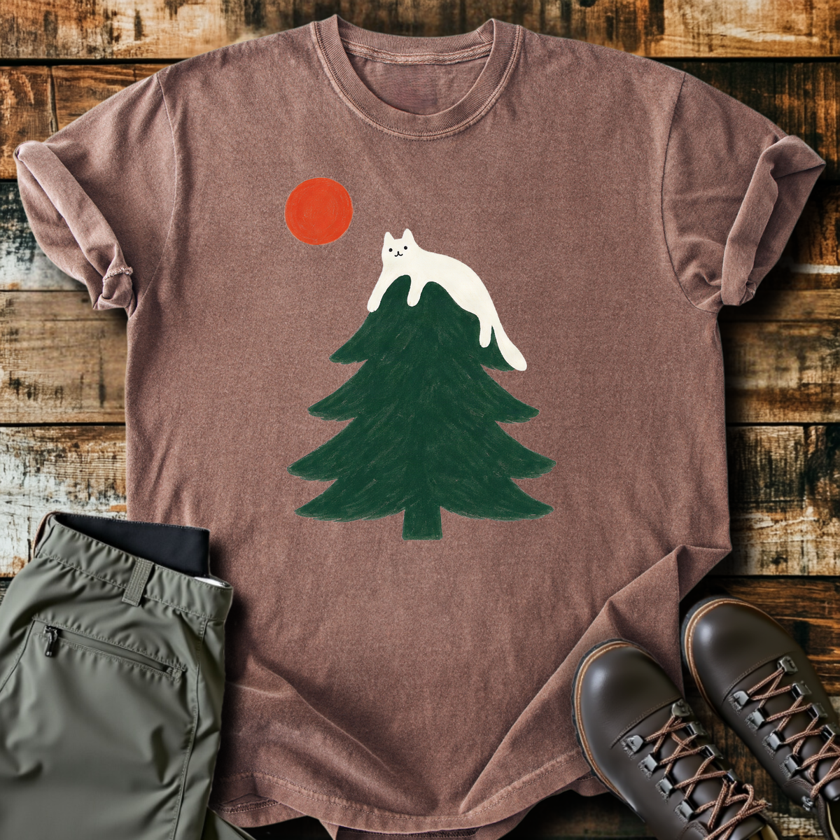 Ermine Snowy Pine T-Shirt product image 5