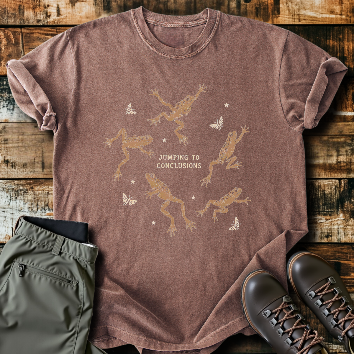 Jumping To Conclusions Frogs T-Shirt product image 5