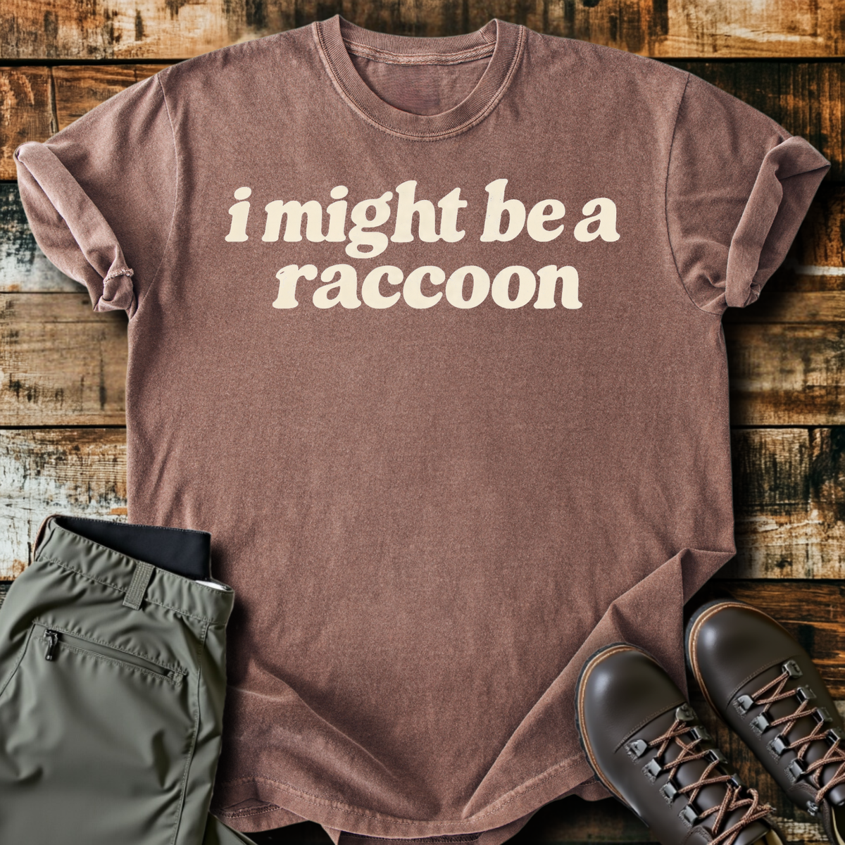 I Might Be A Raccoon T-Shirt product image 4