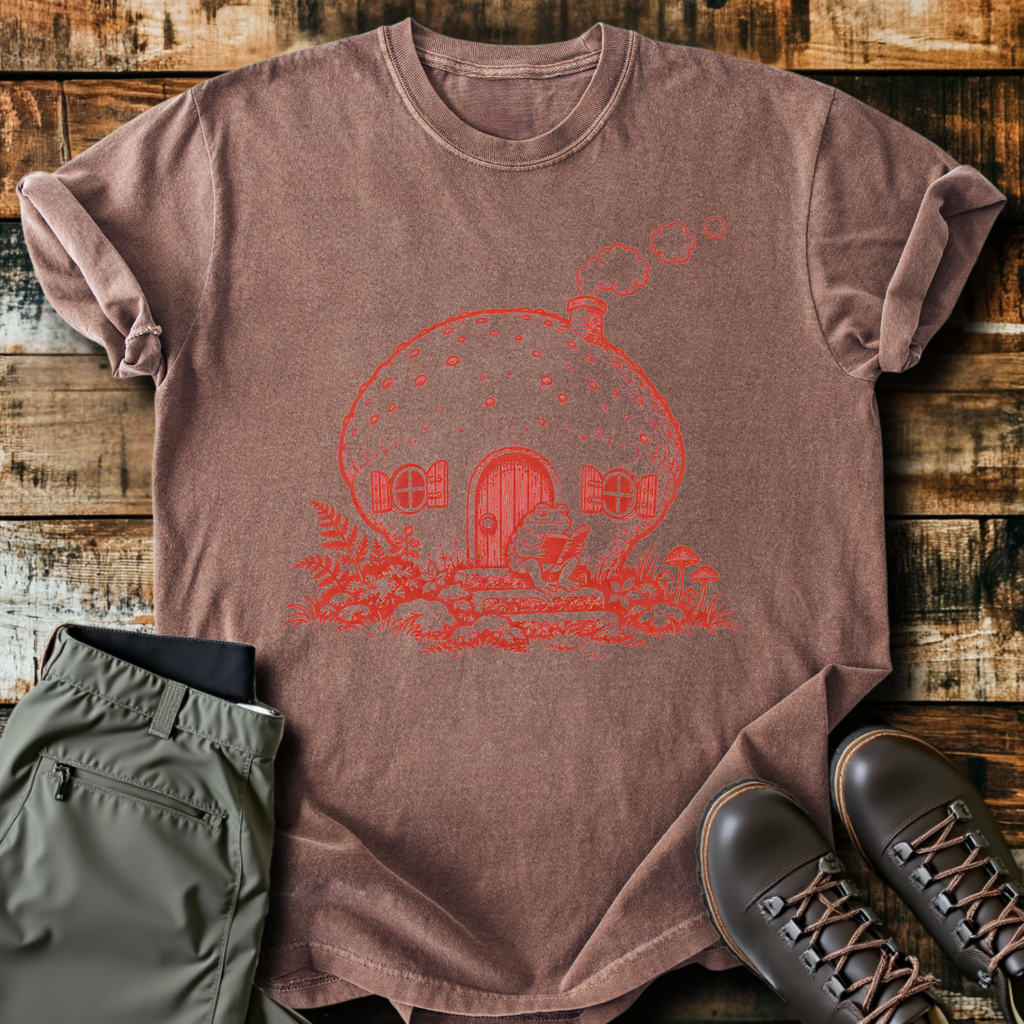 Mushroom House Frog T-Shirt product image 5
