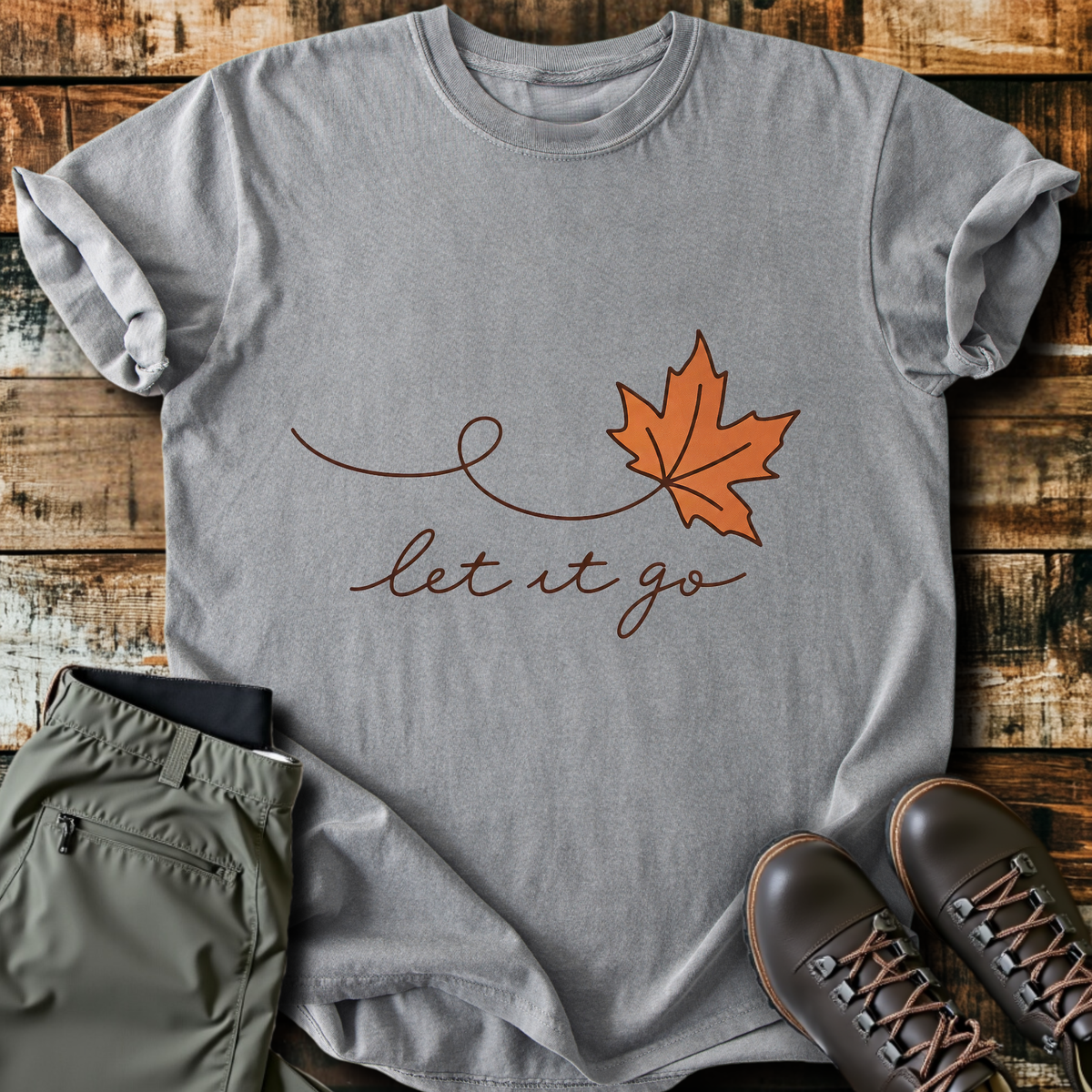Let It Go Leaf T-Shirt product image 1