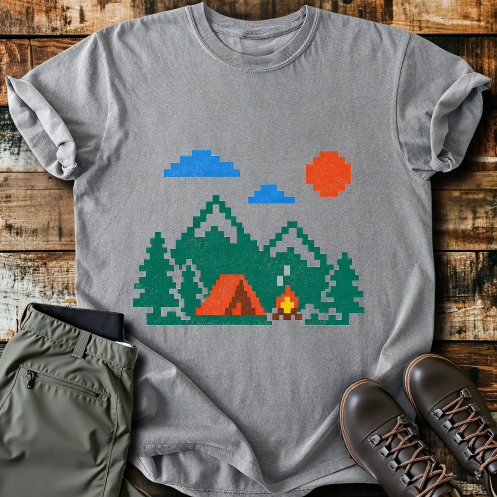 Pixel Campsite T-Shirt product image 6