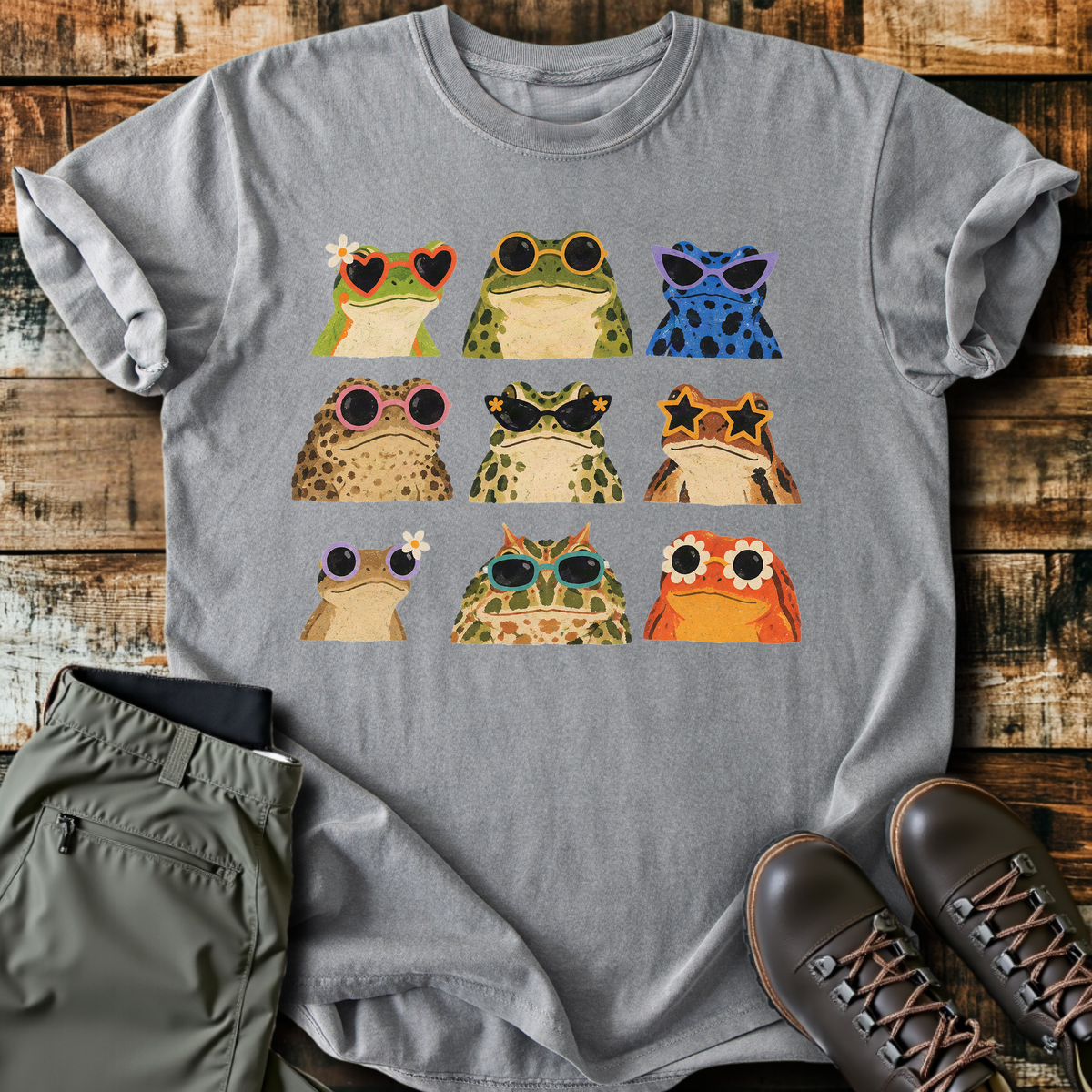 Frogs In Sunglasses T-Shirt product image 7