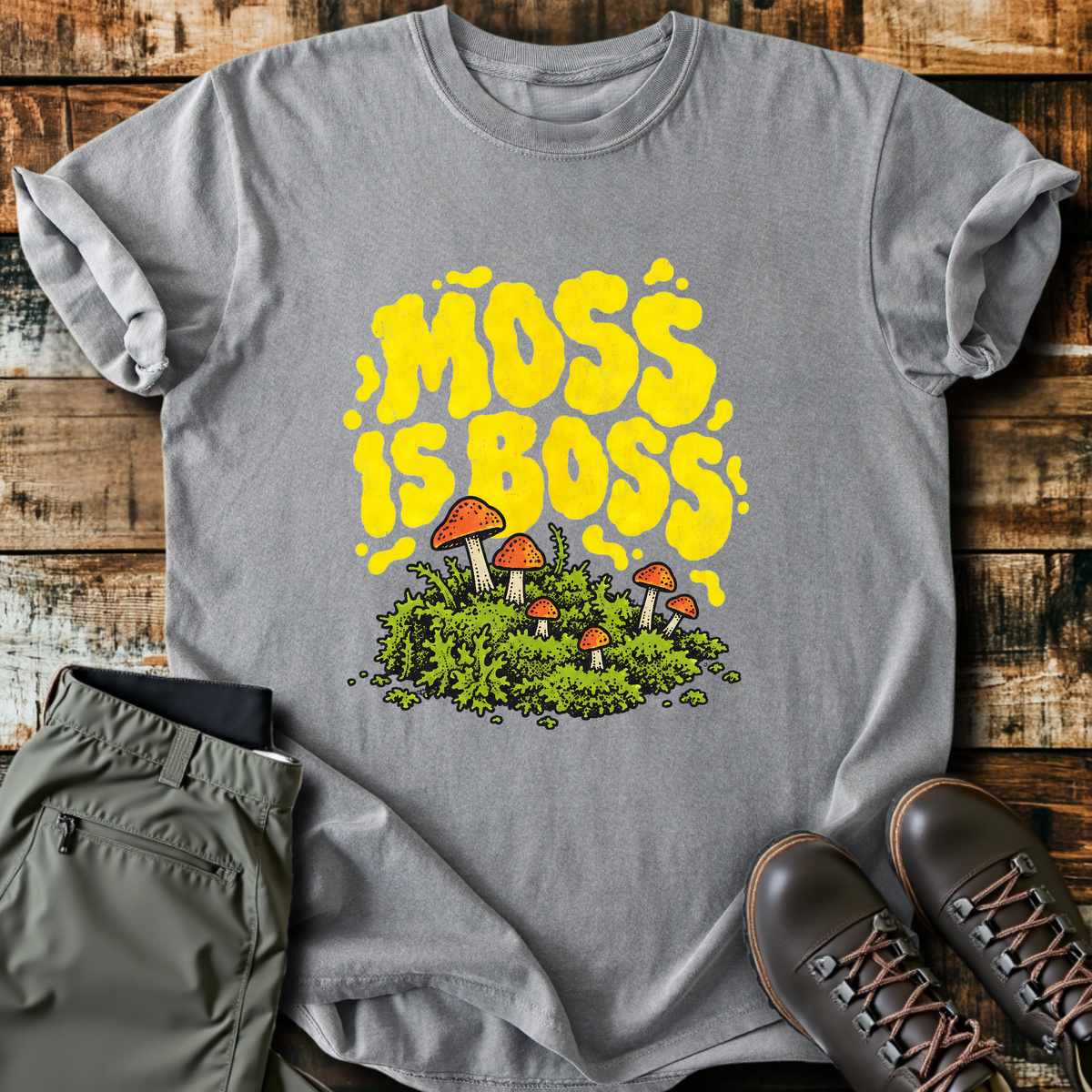 Moss Is Boss T-Shirt product image 5
