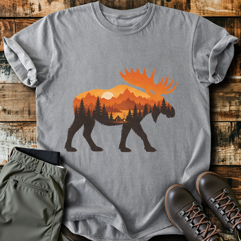 Autumn Moose Silhouette T-Shirt product image 7