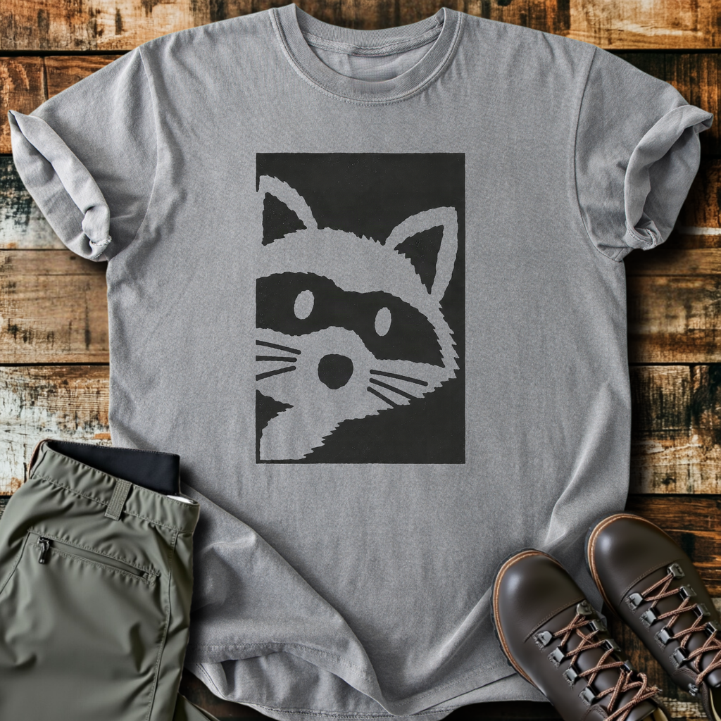 Raccoon Block Print T-Shirt product image 5