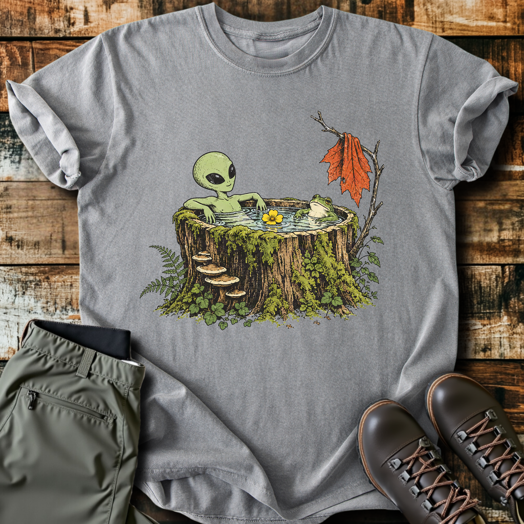 Alien Stump Hot Tub T-Shirt product image 6