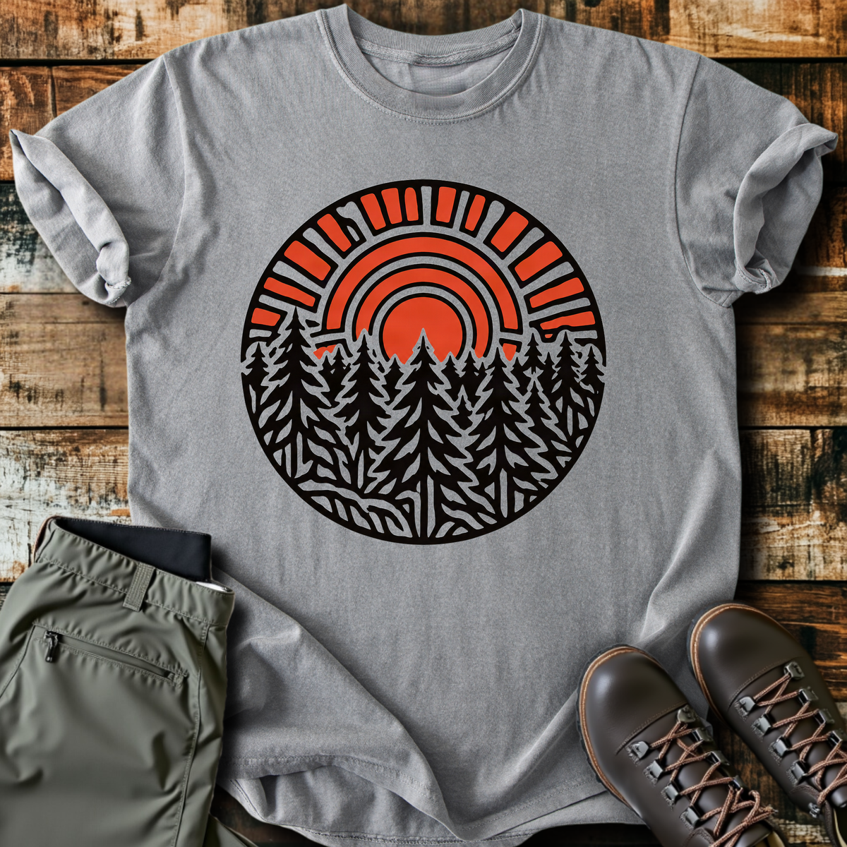 Sunrise Over The Pines T-Shirt product image 3