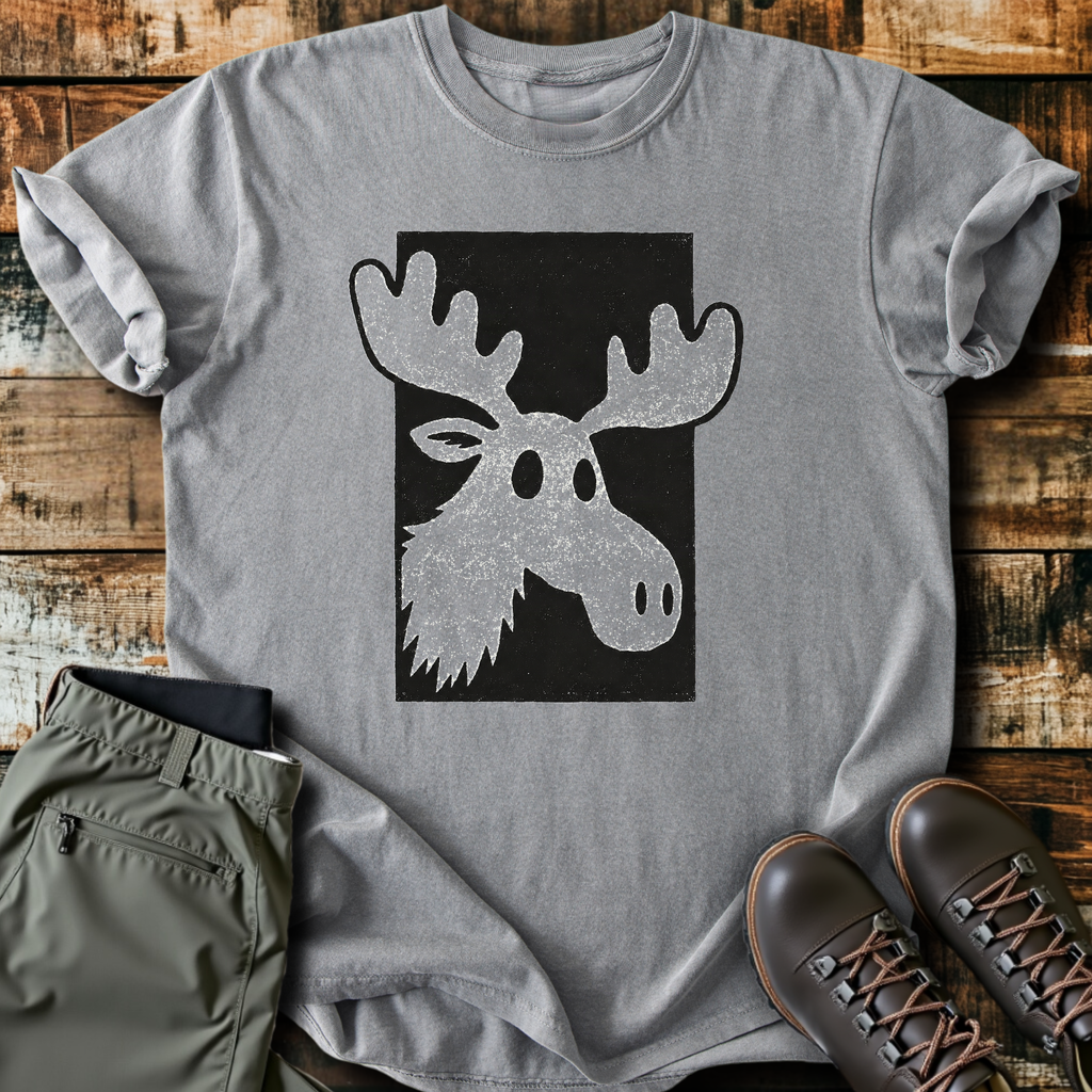 Moose Block Print T-Shirt product image 3