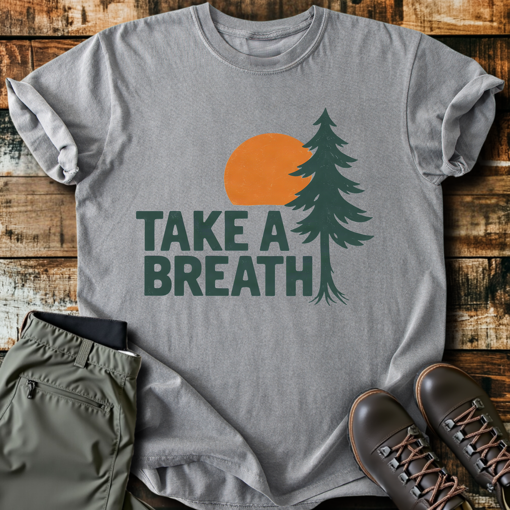 Take A Breath Pine T-Shirt product image 3