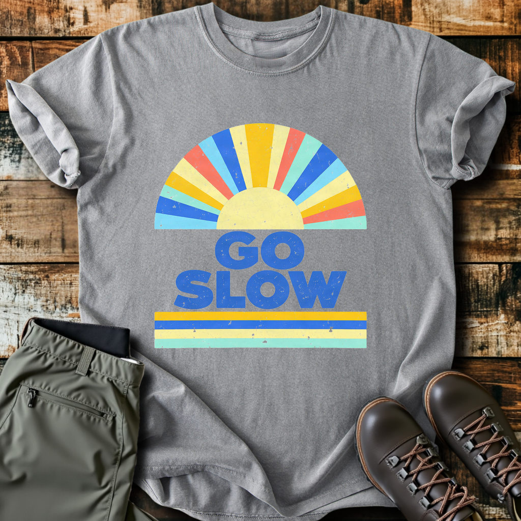 Go Slow Rainbow T-Shirt product image 6