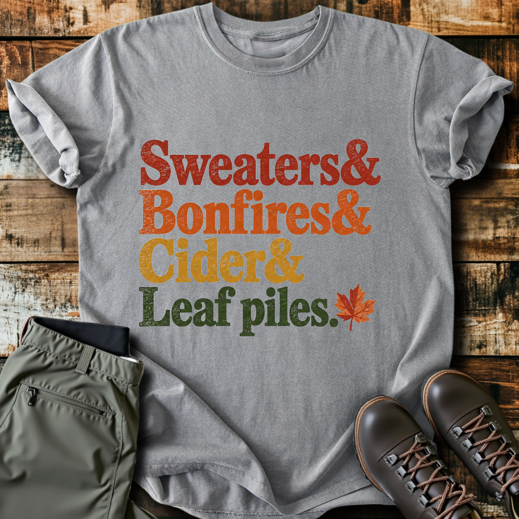 Sweaters And Bonfires T-Shirt product image 5