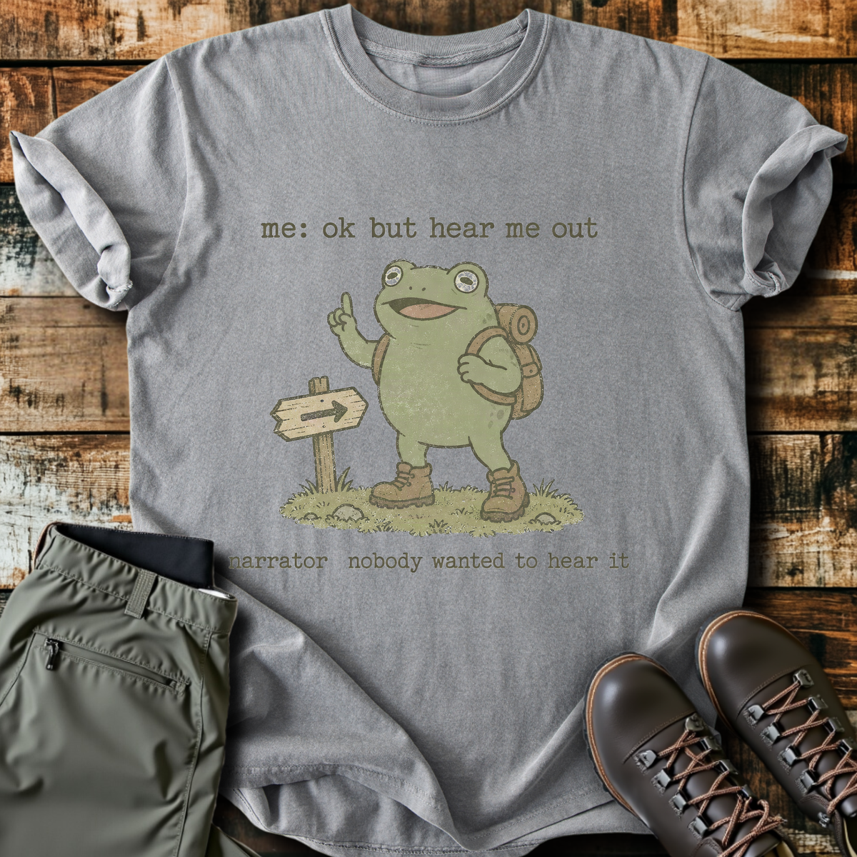 Hear Me Out Frog T-Shirt product image 3