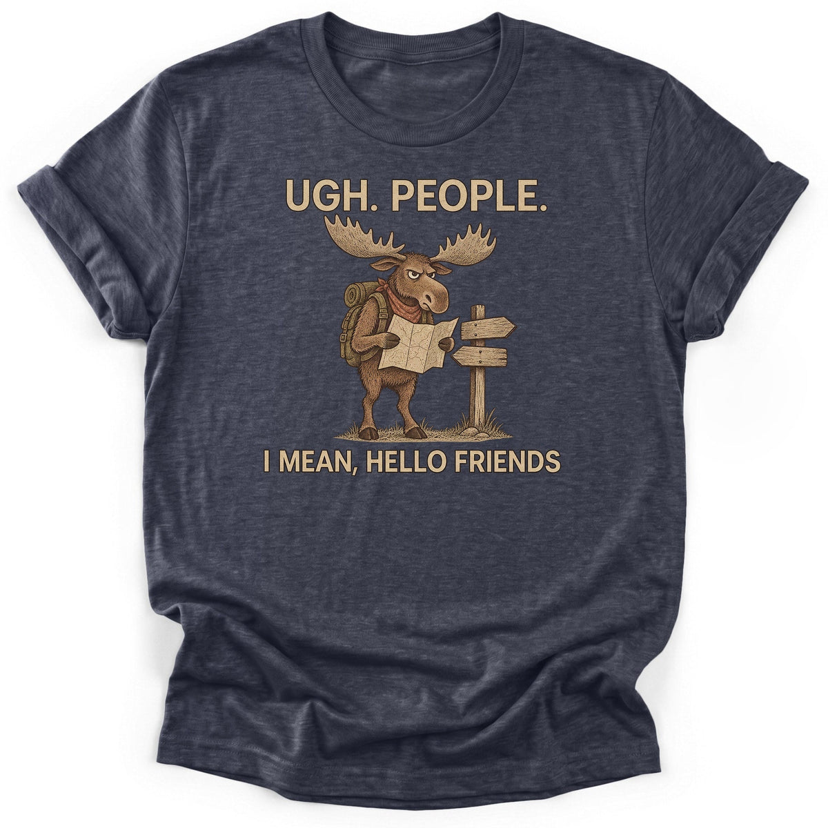 I Hate Everyone I Mean Hello Friends T-Shirt product image 4