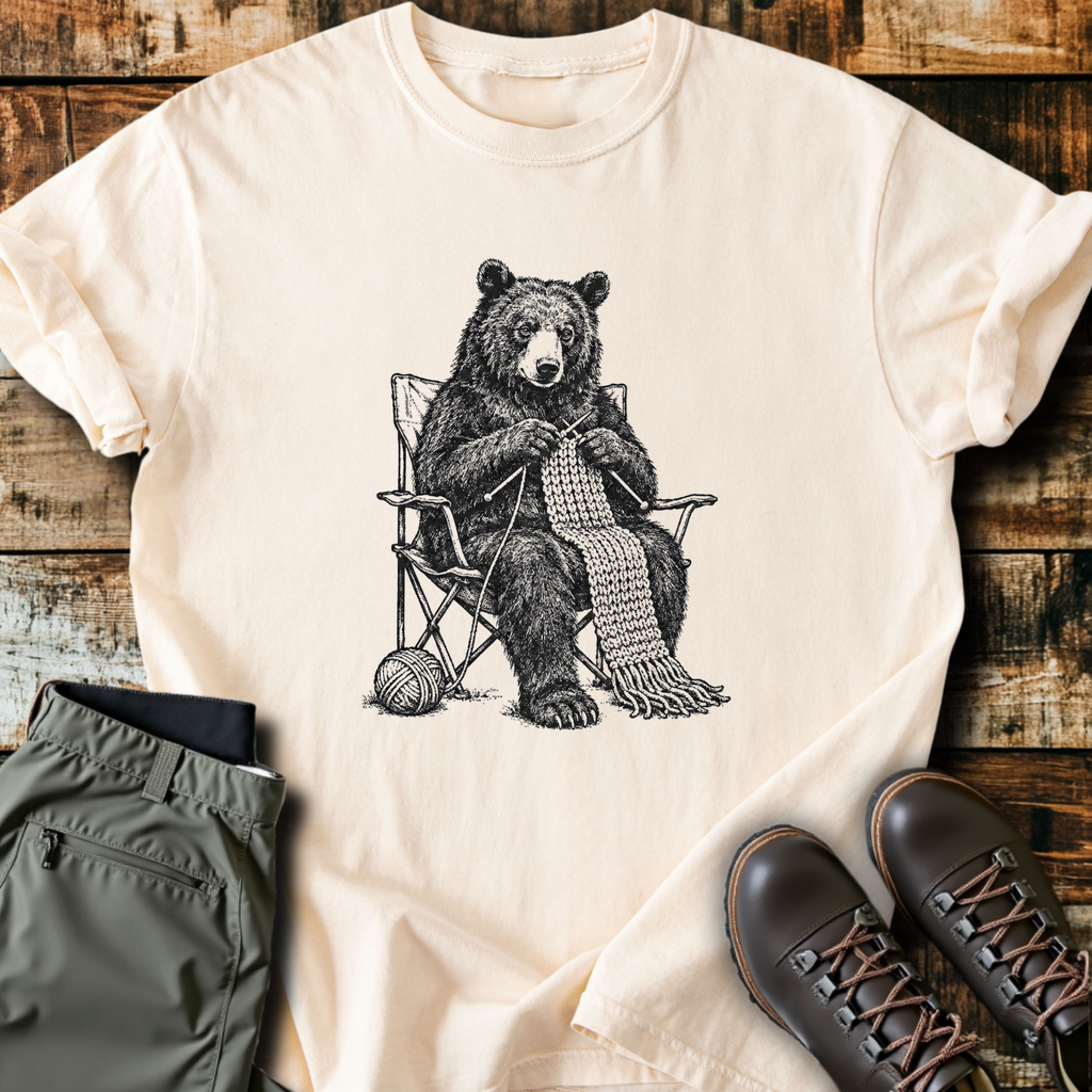 Knitting Bear T-Shirt product image 1
