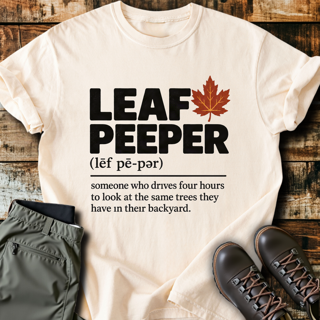 Leaf Peeper Definition T-Shirt product image 7