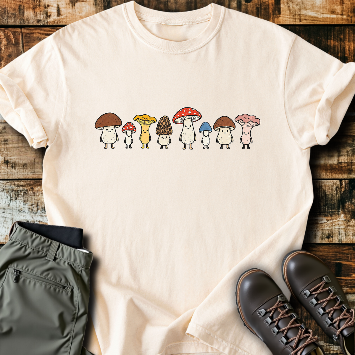 Mushroom Lineup T-Shirt product image 8