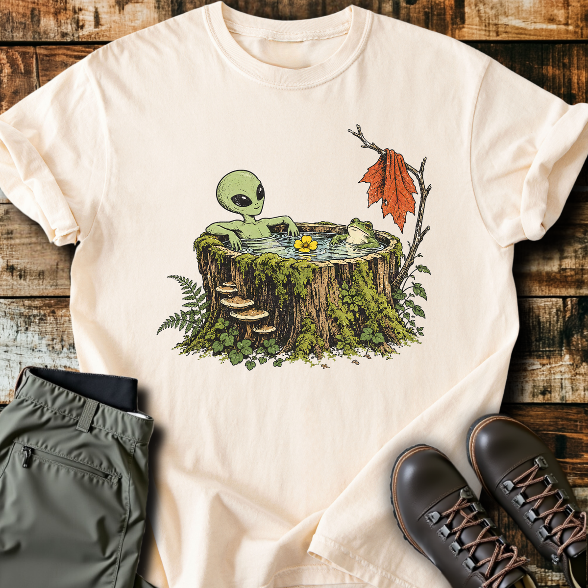 Alien Stump Hot Tub T-Shirt product image 7