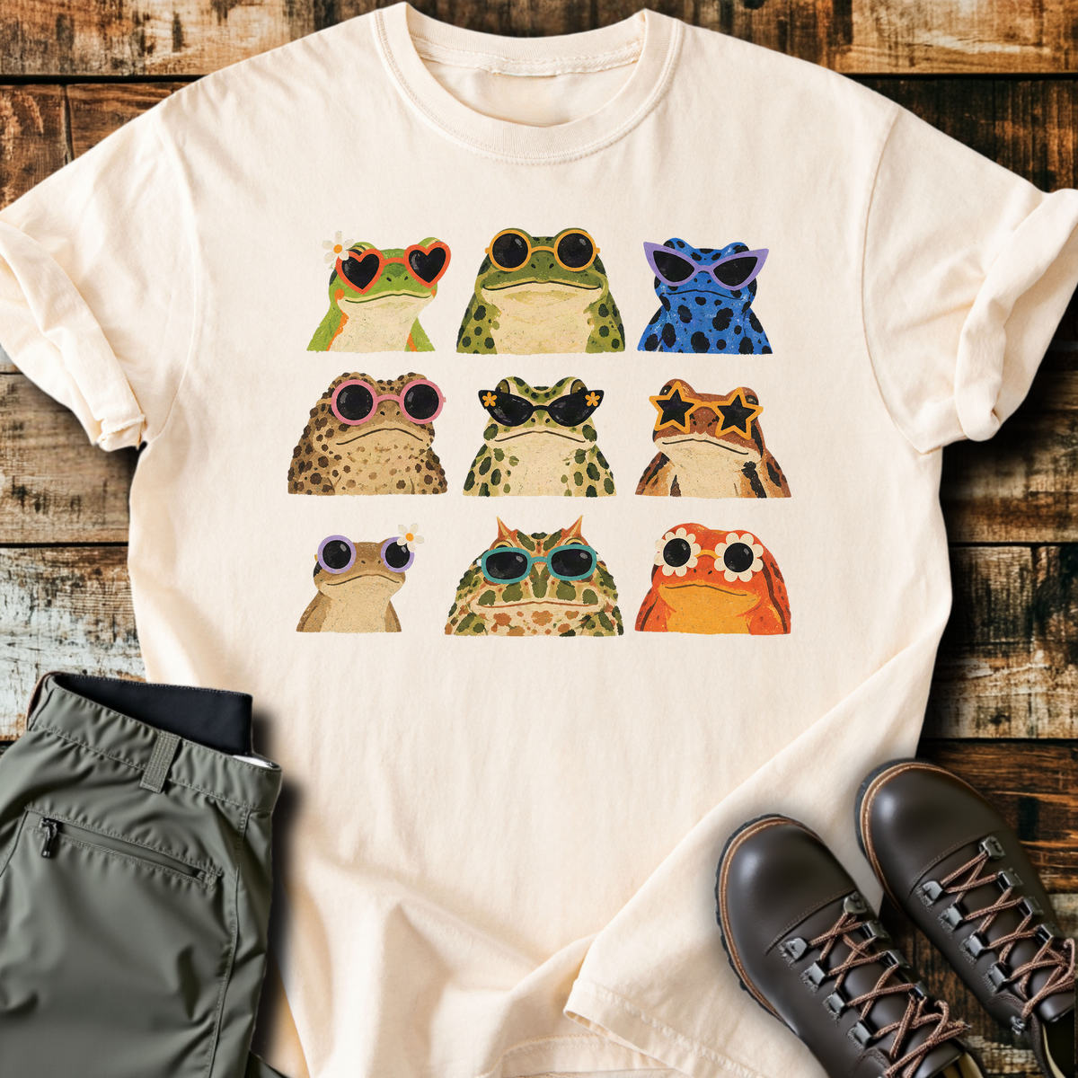 Frogs In Sunglasses T-Shirt product image 8