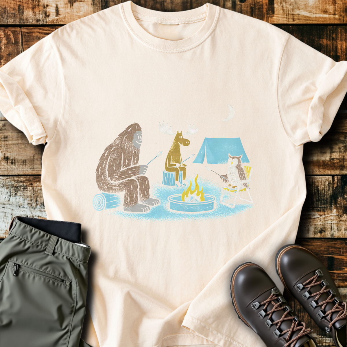 Cryptid Campfire Crew T-Shirt product image 1