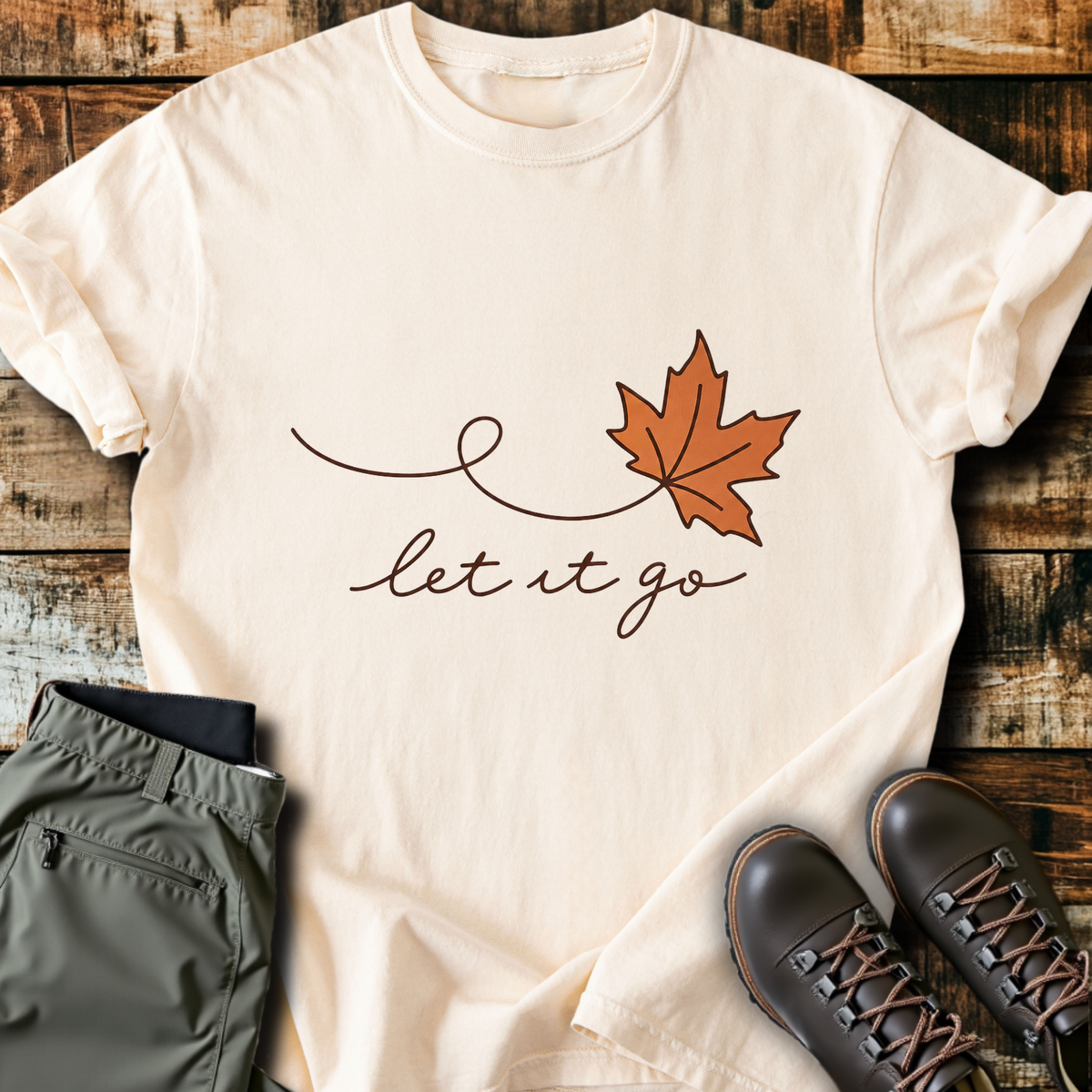 Let It Go Leaf T-Shirt product image 6
