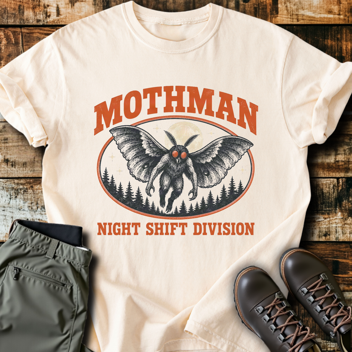 Mothman Night Shift T-Shirt product image 5