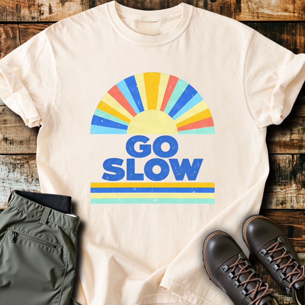 Go Slow Rainbow T-Shirt product image 7
