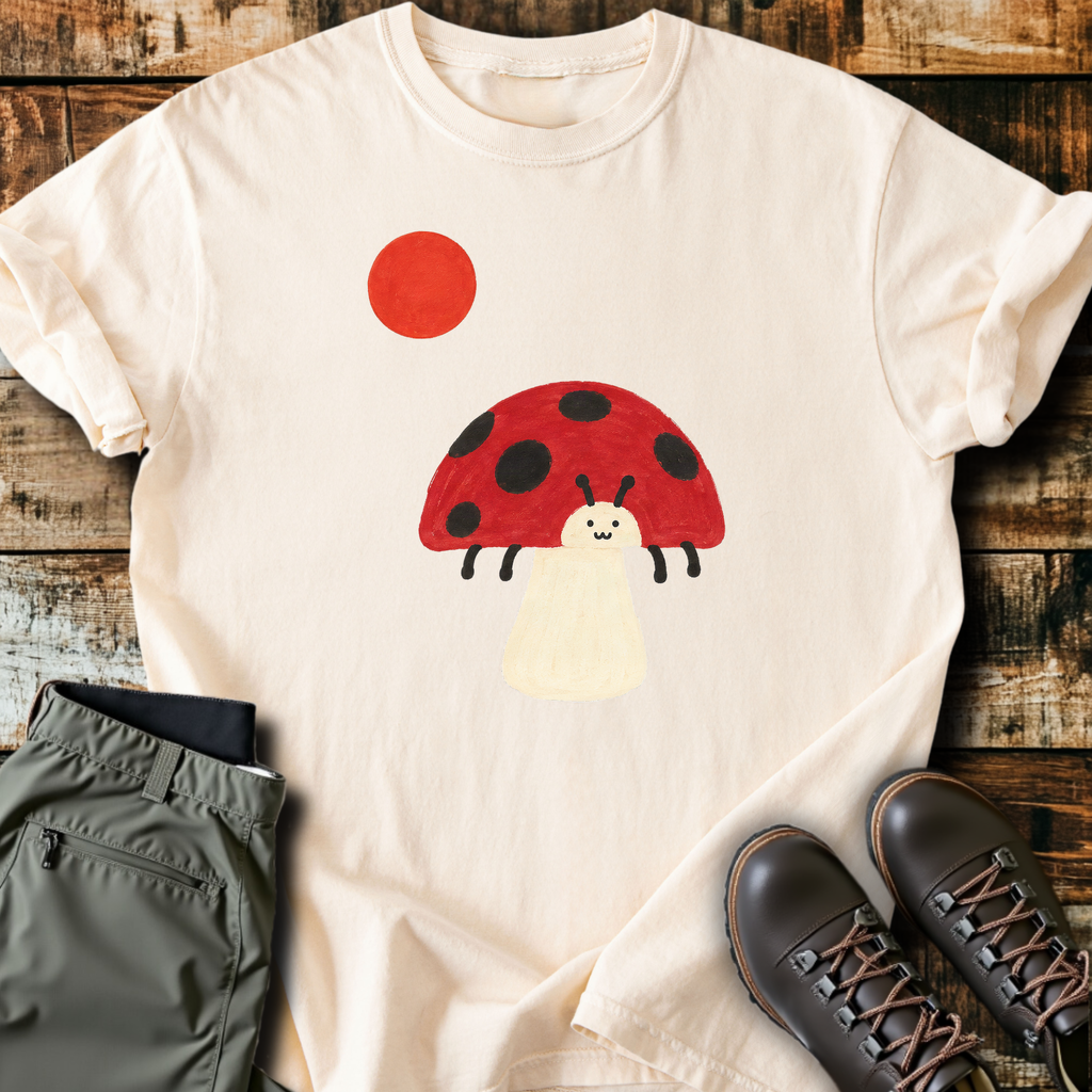 Ladybug Mushroom T-Shirt product image 5