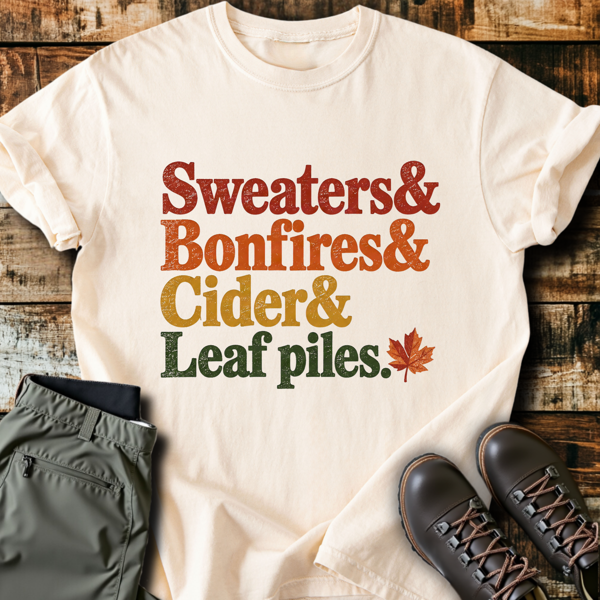 Sweaters And Bonfires T-Shirt product image 6
