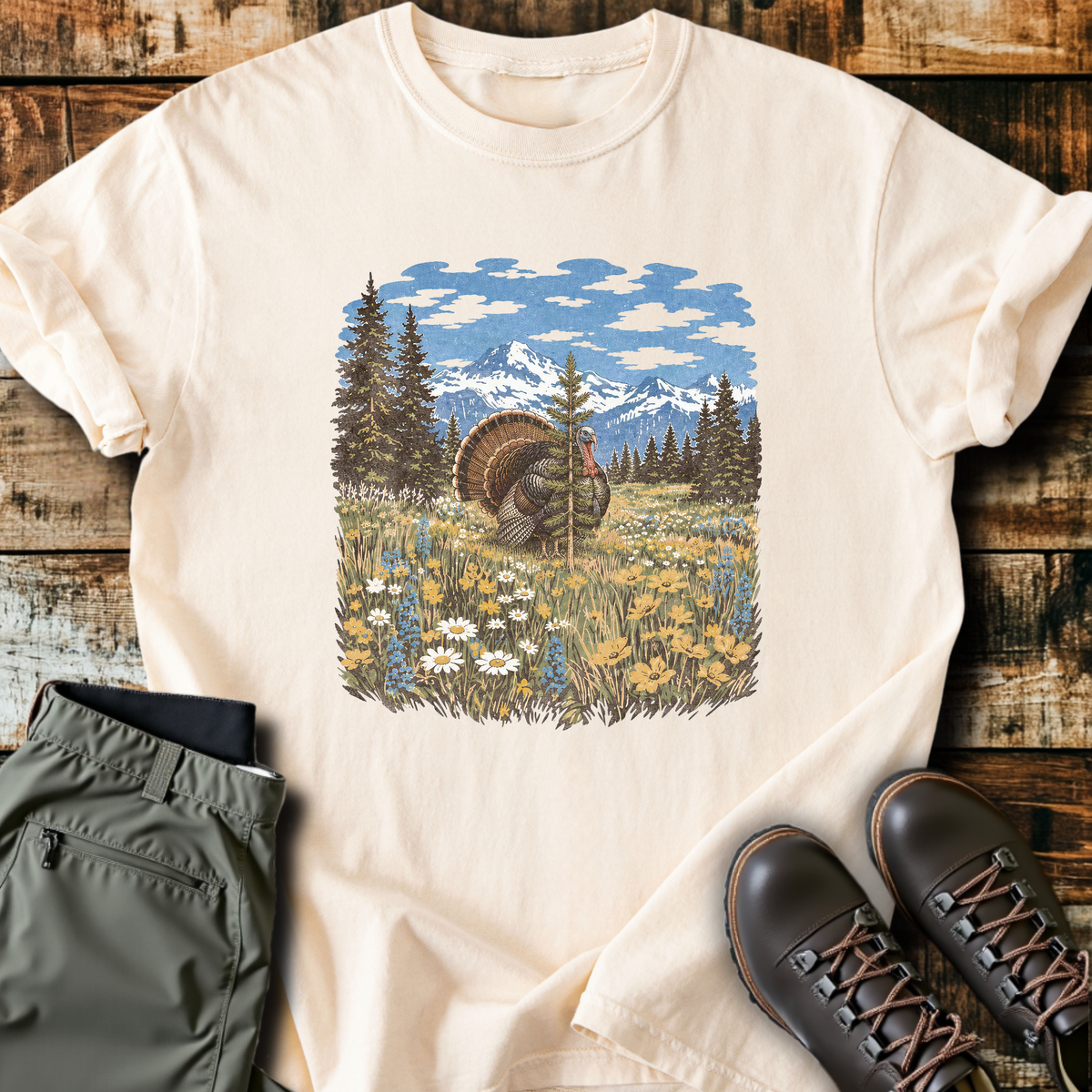 Hiding Turkey T-Shirt product image 1
