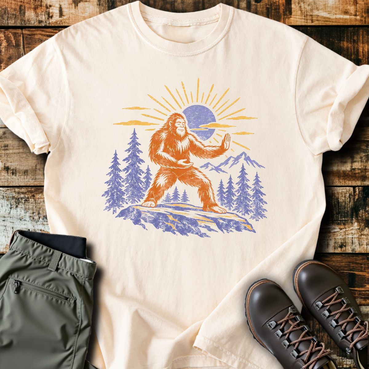 Bigfoot Sun Salutation T-Shirt product image 7