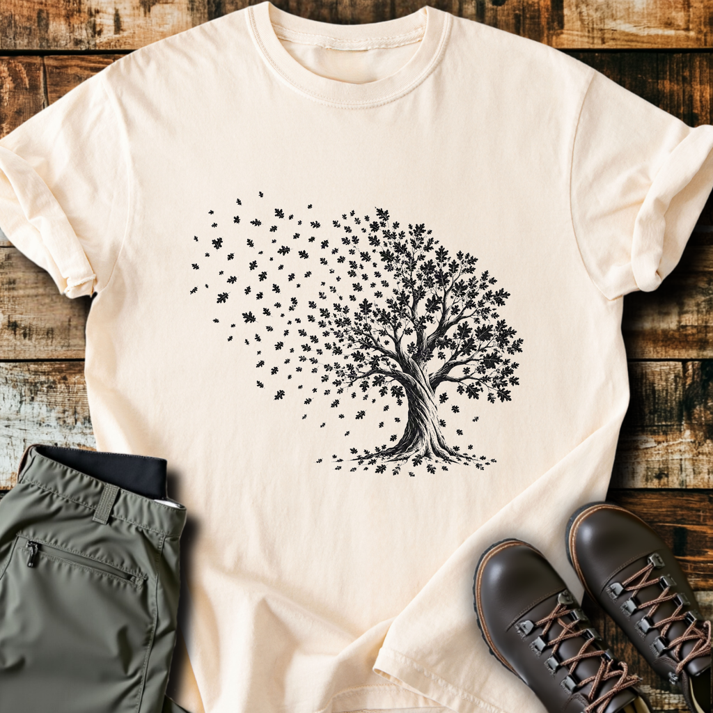 Windy Autumn Tree T-Shirt product image 5