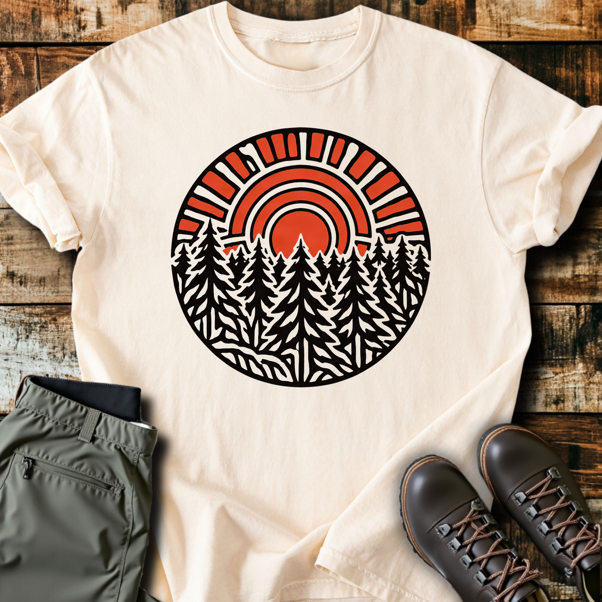 Sunrise Over The Pines T-Shirt product image 4