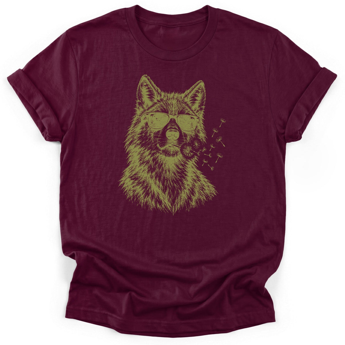 Cool Wolf Dandelion T-Shirt product image 4