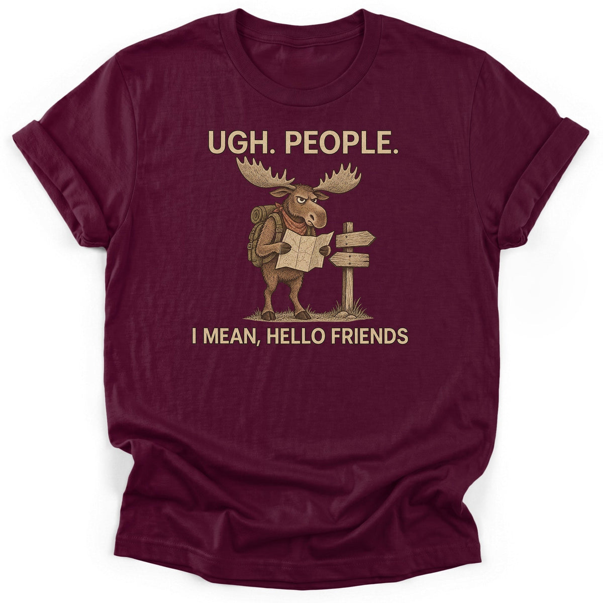 I Hate Everyone I Mean Hello Friends T-Shirt product image 1